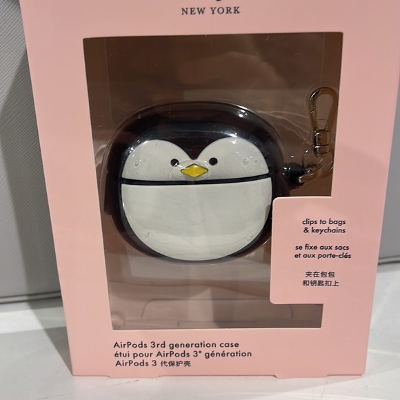 Kate Spade New York Penguin AirPods Silicon Tech Accessorie - Picture 7 of 16